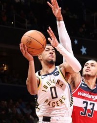  哈利伯顿25+12，步行者逆转奇才  